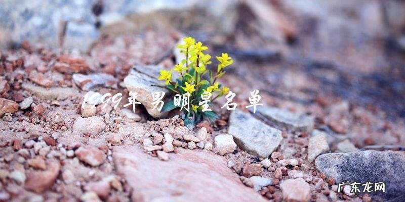 你猜猜，这个男明星名单是哪一年的？