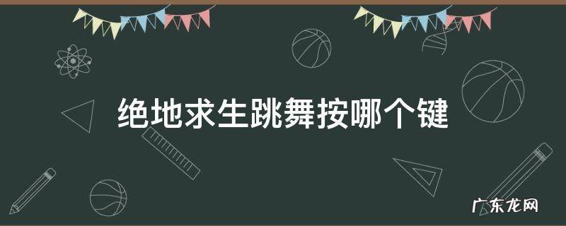 绝地求生怎么跳舞按哪个键 绝地求生跳舞按哪个键