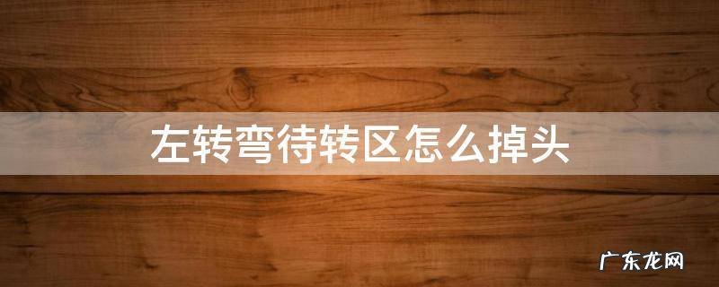 有左转弯待转区的地方怎么掉头 左转弯待转区怎么掉头