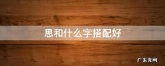 思和什么字搭配好 思与什么字搭配起名好
