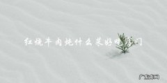 红烧牛肉炖什么菜好吃窍门