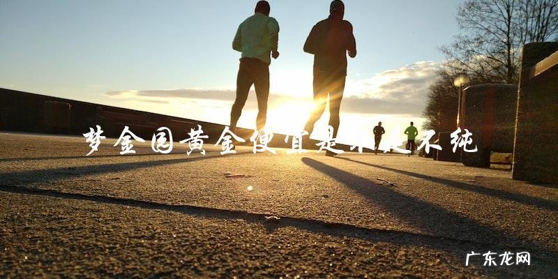 梦金园黄金便宜是不是不纯