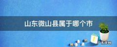 山东微山县属于哪个市 微山县属于哪个省市