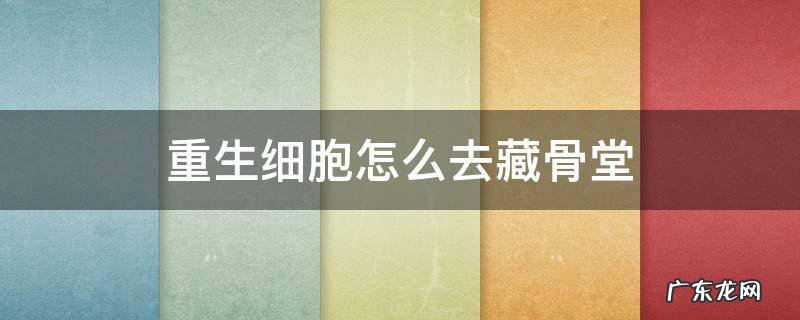 细胞重生藏骨堂怎么出去 重生细胞怎么去藏骨堂