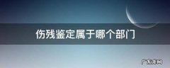 伤残鉴定属于哪个部门 伤残鉴定属于哪个部门管