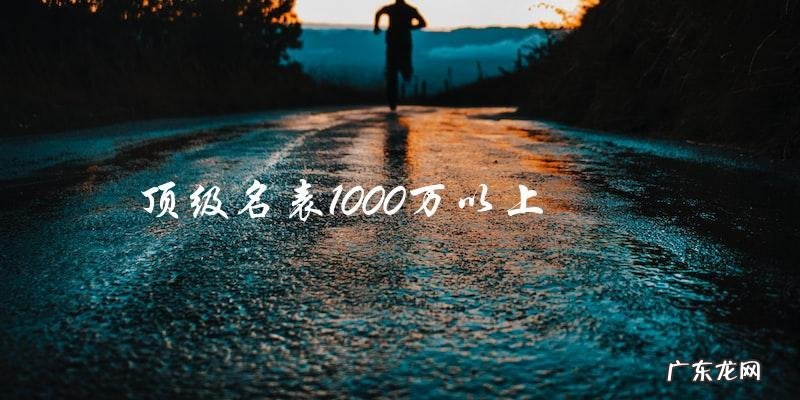 顶级名表1000万以上