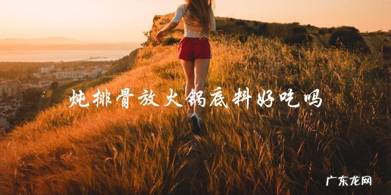 炖排骨放火锅底料,味道真的好吗?