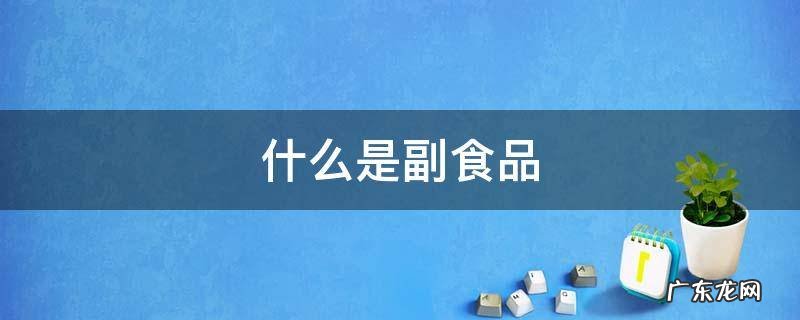 什么是副食品 什么是副食品店