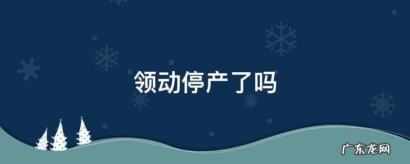 现代领动停产了吗 领动停产了吗