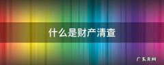 什么是财产清查?财产清查有何意义? 什么是财产清查