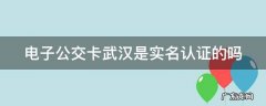 电子公交卡武汉是实名认证的吗安全吗 电子公交卡武汉是实名认证的吗