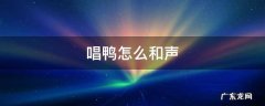 唱鸭怎么和声 唱鸭在哪里添加和声