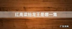 红高粱电视剧抬龙王片段 红高粱抬龙王是哪一集
