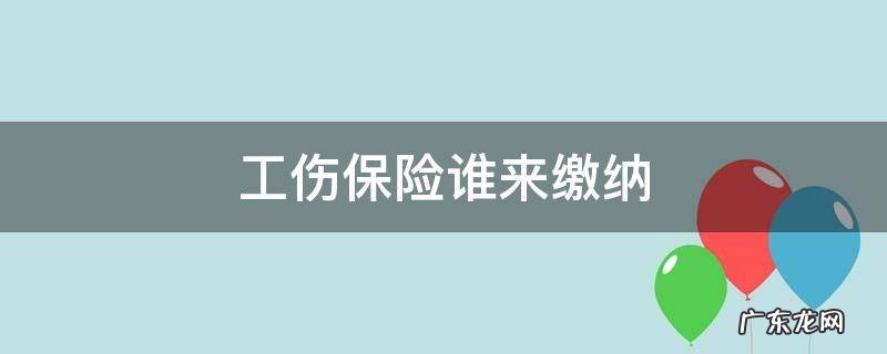 工伤保险谁来缴纳 谁来缴纳工伤保险费