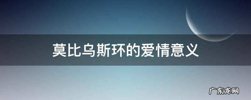 莫比乌斯环的爱情意义 莫比乌斯环的爱情意义 无限循环