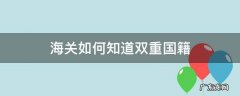 怎样知道双重国籍 海关如何知道双重国籍