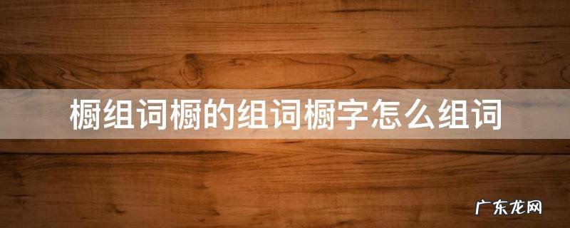 橱字组词语 橱组词橱的组词橱字怎么组词
