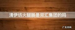 双汇有清真火腿肠吗 清伊坊火腿肠是双汇集团的吗