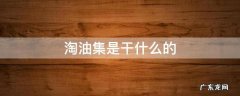 淘油集是干什么的 淘油集是怎么回事
