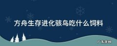 方舟手游骇鸟吃啥饲料 方舟生存进化骇鸟吃什么饲料
