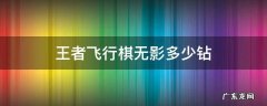 王者飞行棋无影多少钻石 王者飞行棋无影多少钻