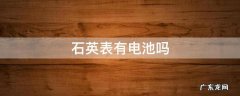 ck手表石英表有电池吗 石英表有电池吗