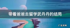 带着爸爸去留学武丹丹的结局 带着爸爸去留学武丹丹最后结局