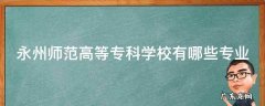永州师范高等专科学校有哪些专业比较好 永州师范高等专科学校有哪些专业