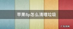 苹果8p怎样清理垃圾 苹果8p怎么清理垃圾