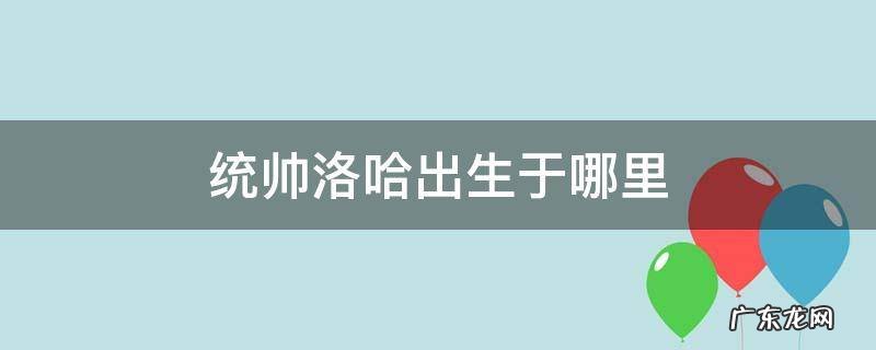 万国觉醒统帅洛哈出生于哪里 统帅洛哈出生于哪里