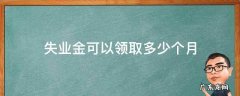失业金可以领取多少个月 失业金可以领取多少个月啊?