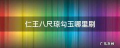 仁王二八尺琼勾玉哪里刷 仁王八尺琼勾玉哪里刷