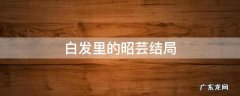 白发昭芸喜欢谁 白发里的昭芸结局