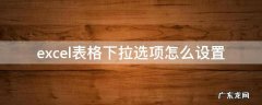 excel表格下拉选项怎么设置 excel表格下拉选项怎么设置填入其它文字