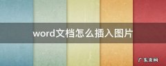 word文档怎么插入图片