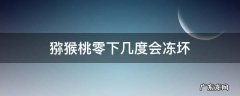 猕猴桃在0度以下会不会冻坏 猕猴桃零下几度会冻坏