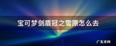 宝可梦剑盾冠之雪原怎么去 宝可梦剑盾冠之雪原如何去