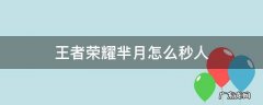 王者荣耀芈月怎么秒人 芈月秒人技巧