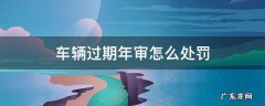 车辆过期年审怎么处罚 轿车过期年审罚款多少