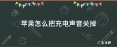 苹果如何关掉充电声音 苹果怎么把充电声音关掉