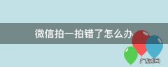微信拍一拍错了怎么办 微信拍一拍误拍怎么办