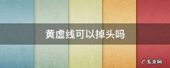 黄虚线可以掉头吗 一侧黄实线一侧黄虚线可以掉头吗