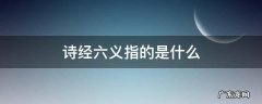 诗经六义指的是什么并解释其含义 诗经六义指的是什么