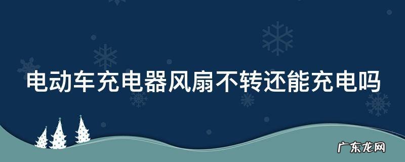 电风扇不转但听到嗡嗡声 电动车充电器风扇不转还能充电吗