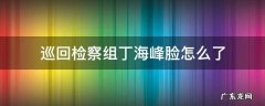 巡回检察组丁海峰脸怎么了 《巡回检察组》丁海峰