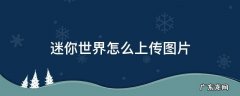 迷你世界怎么上传图片到地图 迷你世界怎么上传图片