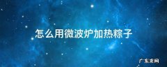怎么用微波炉加热粽子 没有碗怎么用微波炉加热粽子