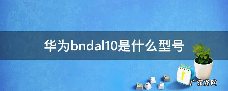 华为bndal10是什么型号 bndal10华为是什么型号多少钱