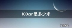 身高100cm是多少米 100cm是多少米