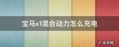 宝马x1混动充电技巧 宝马x1混合动力怎么充电